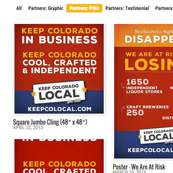Keep Colorado Local web site