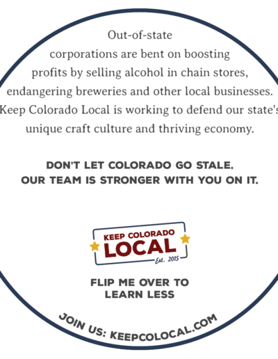 KCL coasters distributed to breweries around the state (back)