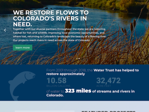 Colorado Water Trust web site