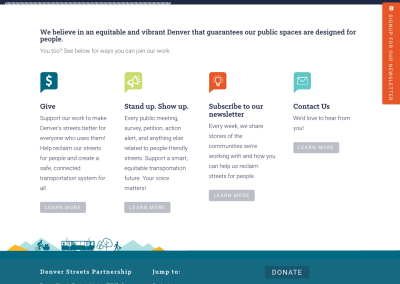 Denver Streets Partnership website