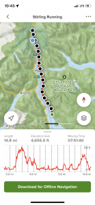 West Highland Way Day 3: Rowardennan to Inveroran map