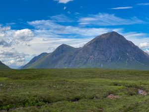 Walking through Glen Coe