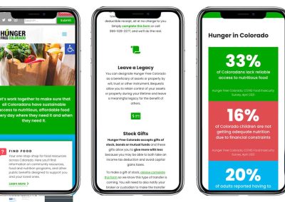 Hunger Free Colorado website
